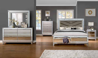 B699 Silver / Mirror Bedroom Set