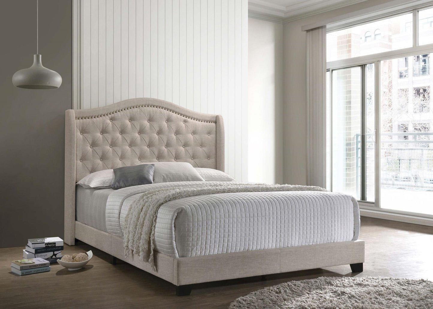 Sonoma Queen Bed - Beige