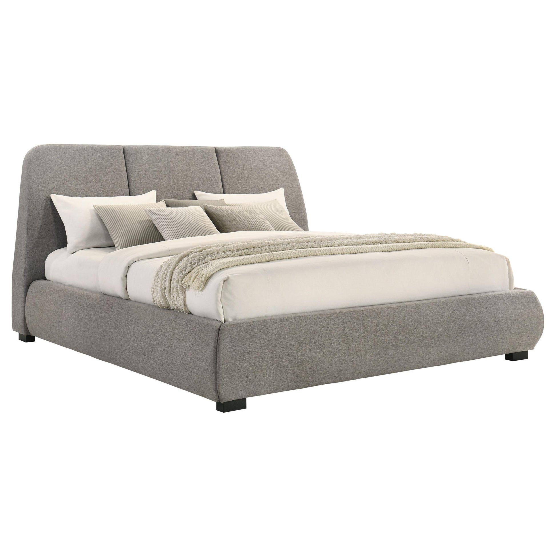 Mokena E King Bed - Taupe