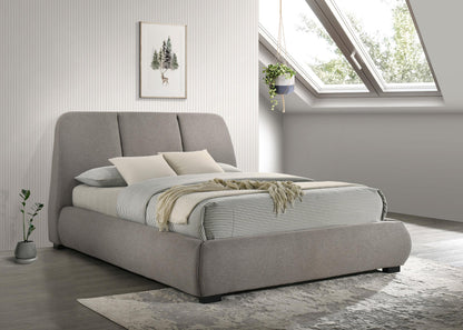 Mokena Queen Bed - Taupe