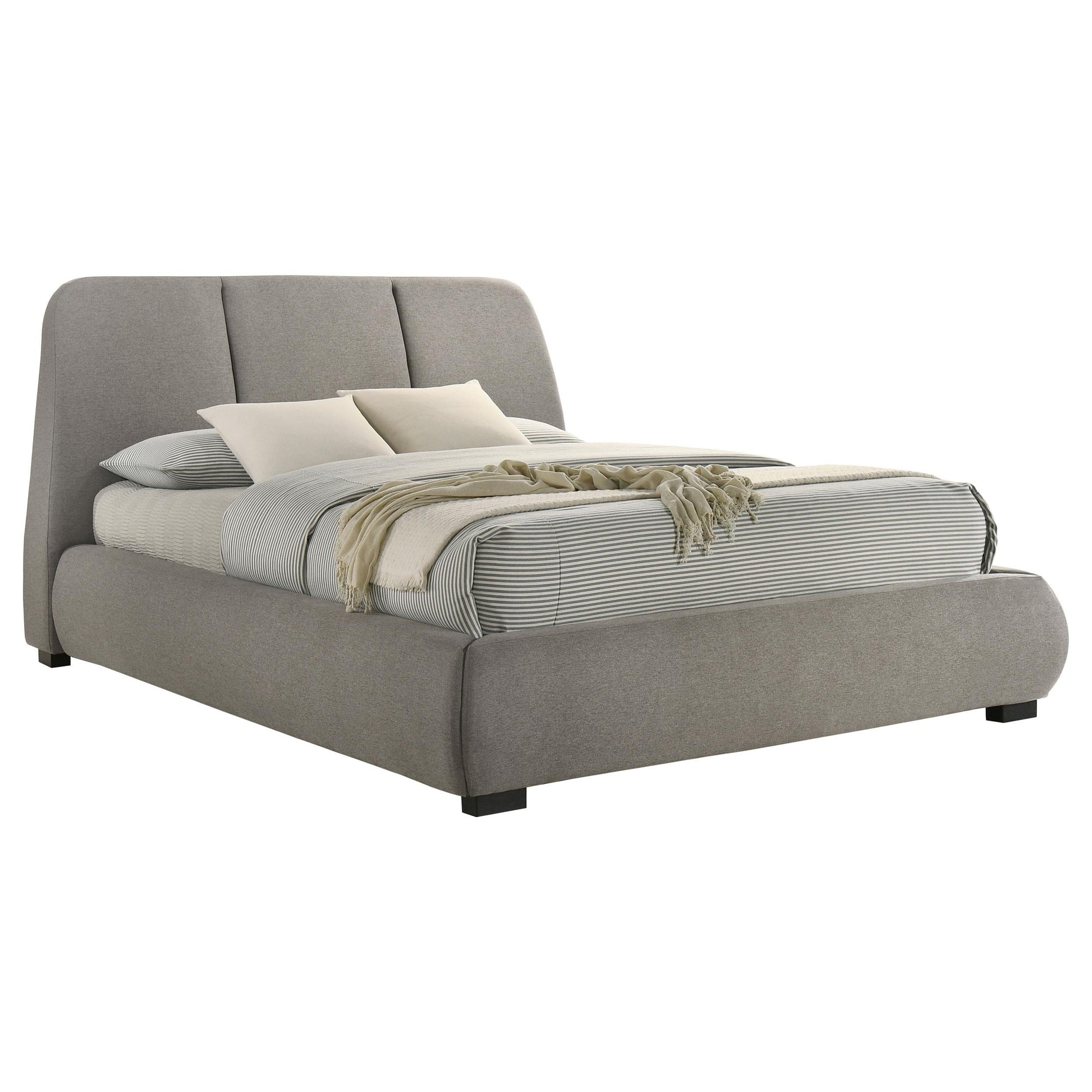 Mokena Queen Bed - Taupe