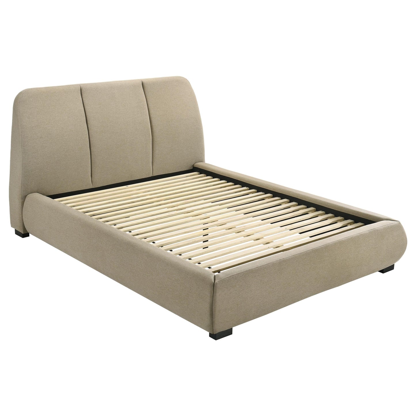 Mokena Queen Bed - Light Brown