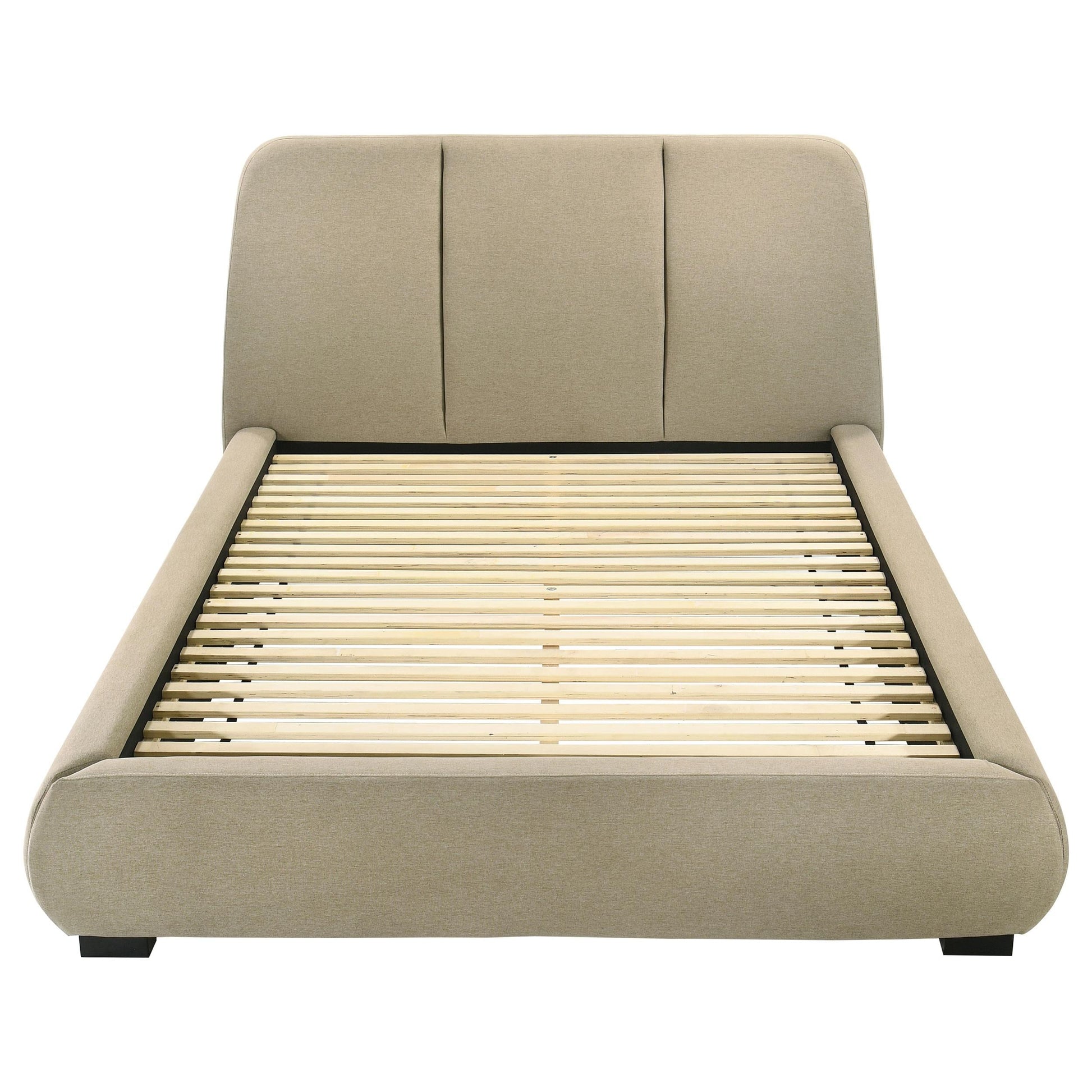 Mokena Queen Bed - Light Brown