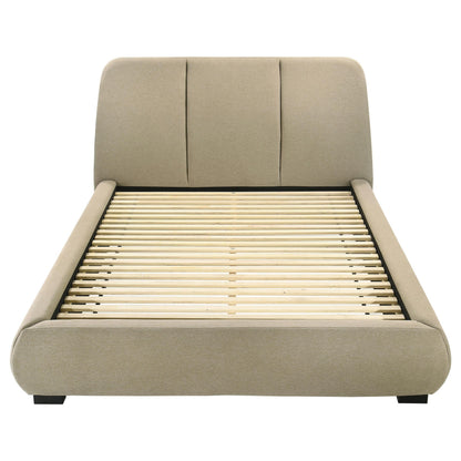 Mokena Queen Bed - Light Brown
