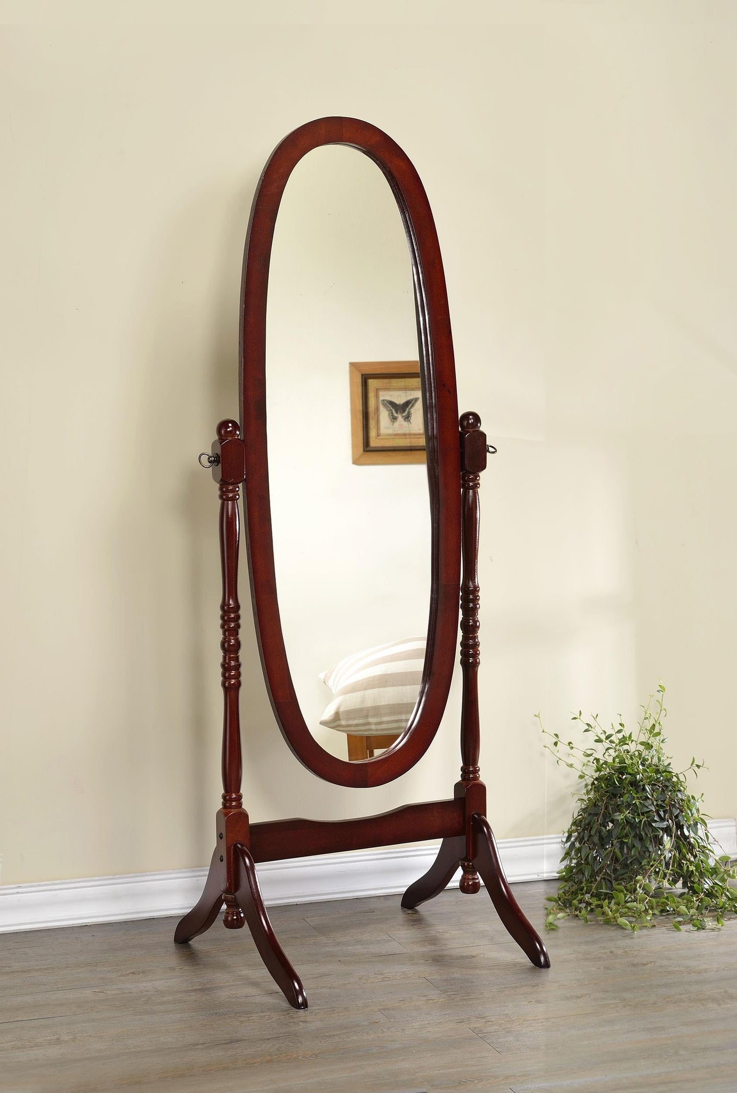 Foyet Cheval Mirror - Merlot