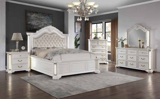 B730 Cream Pearl Bedroom Set
