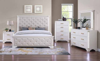 B732 Cream Pearl Bedroom Set