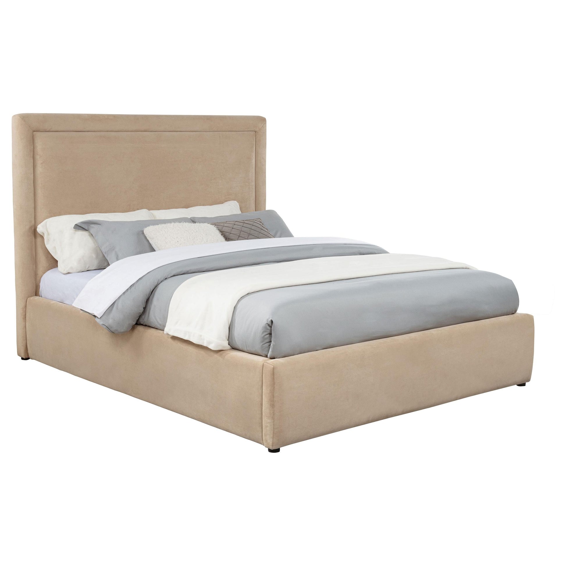 Lawson Queen Bed - Light Saddle