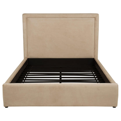 Lawson Queen Bed - Light Saddle
