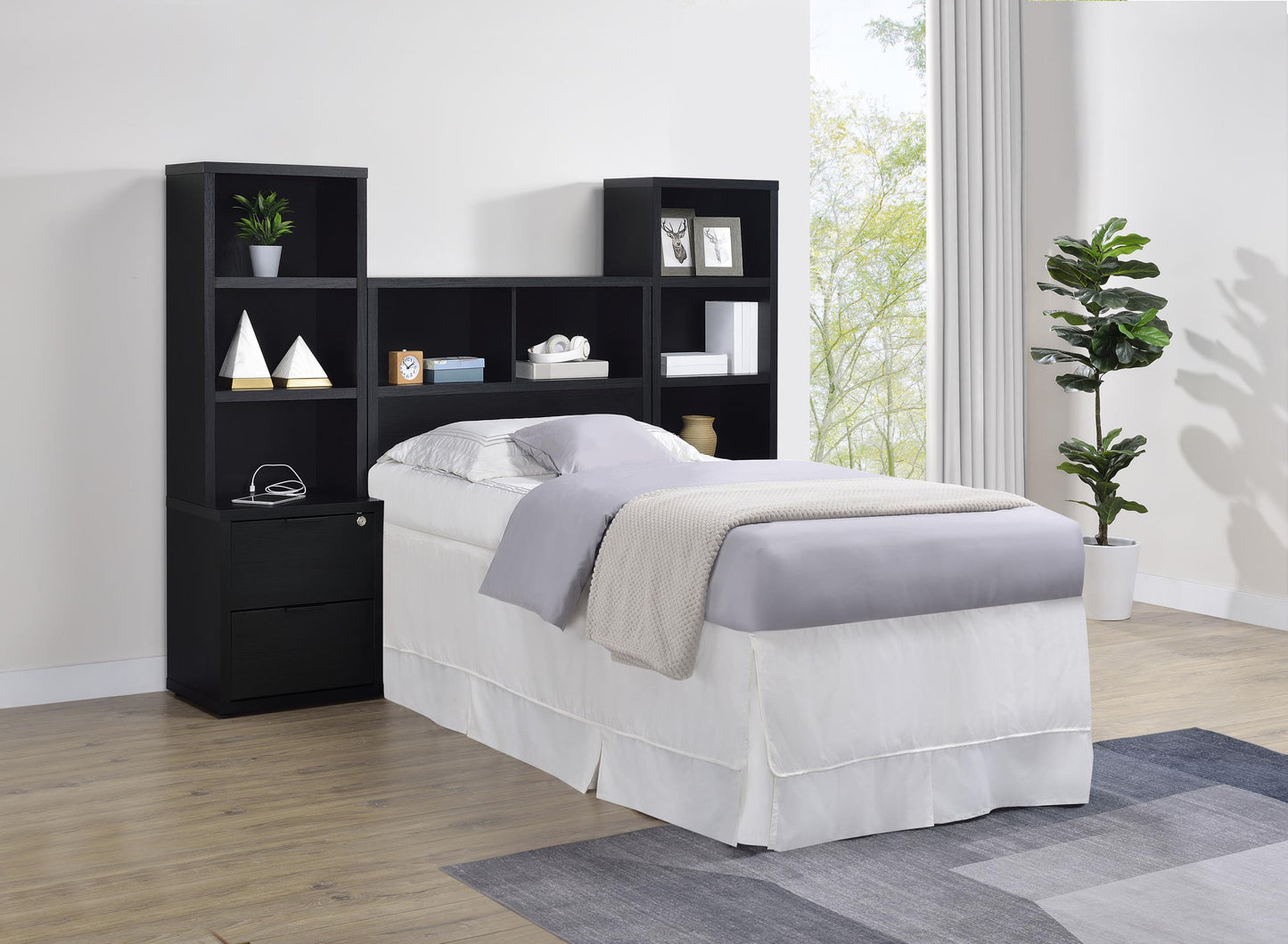 Westpark Twin 3-Piece Wall Set - Black
