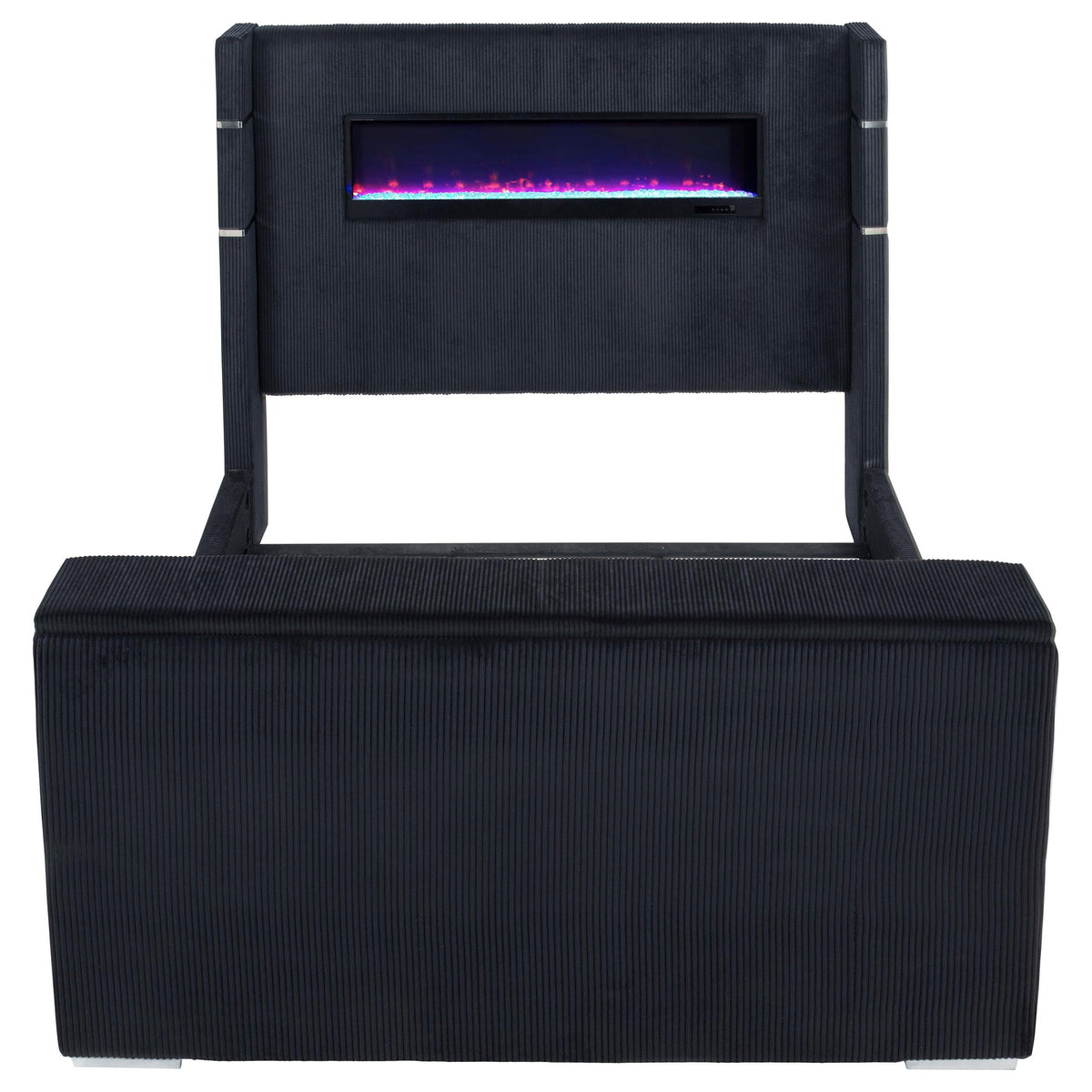 Tisdall E King Bed in Black - Coaster Furniture