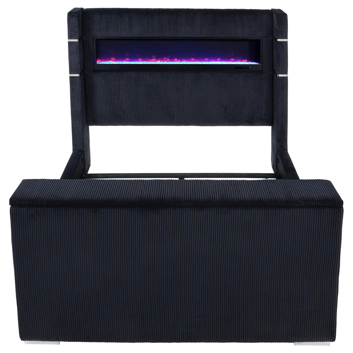 Tisdall Queen Bed in Black - Coaster Furniture