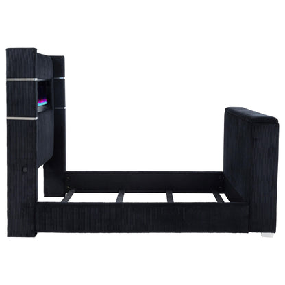 Tisdall Queen Bed in Black - Coaster Furniture