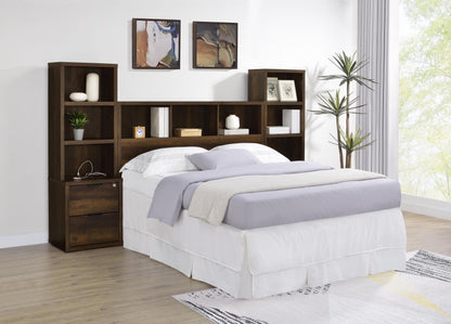 Westpark Queen 3-Piece Wall Set - Dark Pine