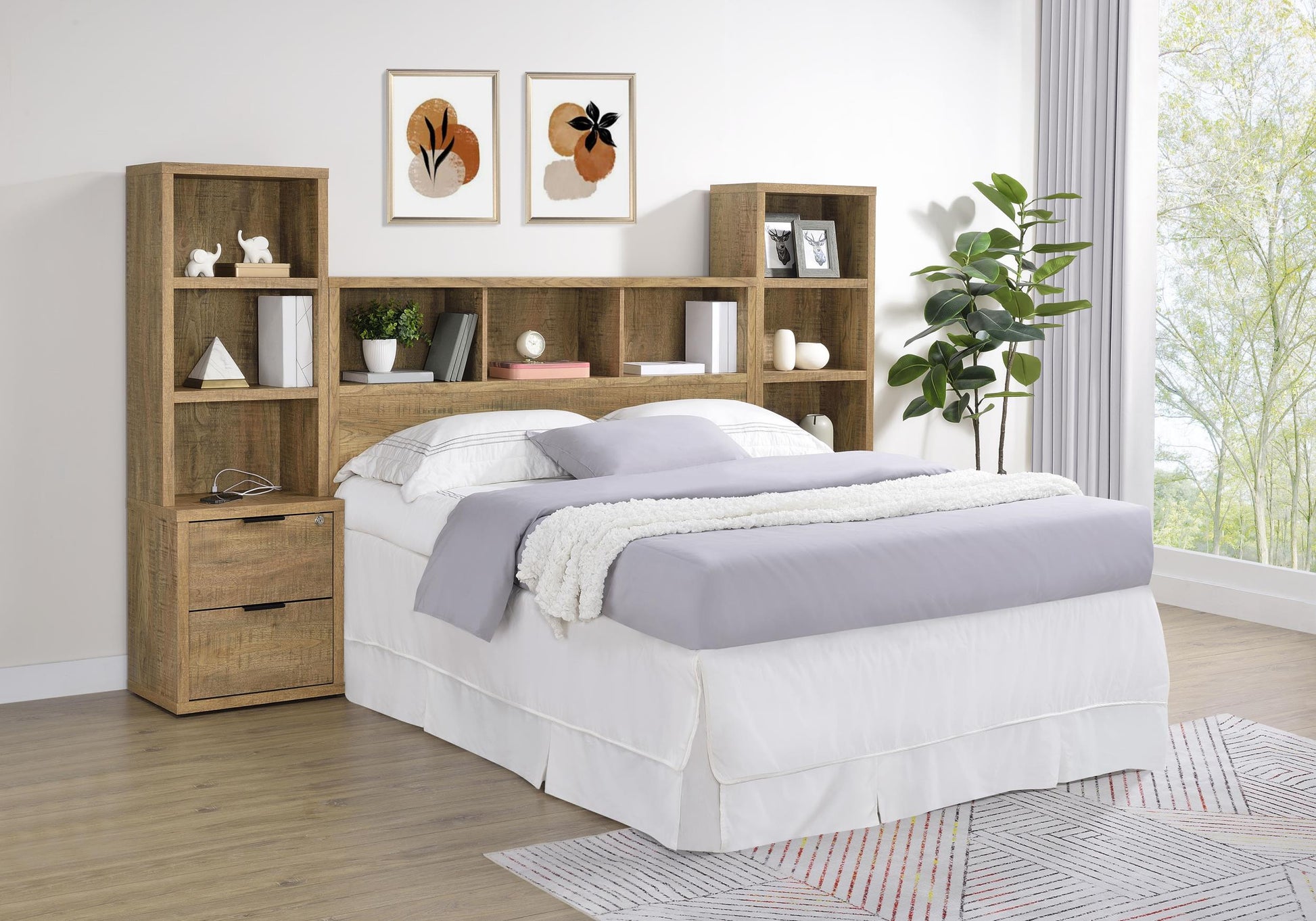 Westpark Queen 3-Piece Wall Set - Mango