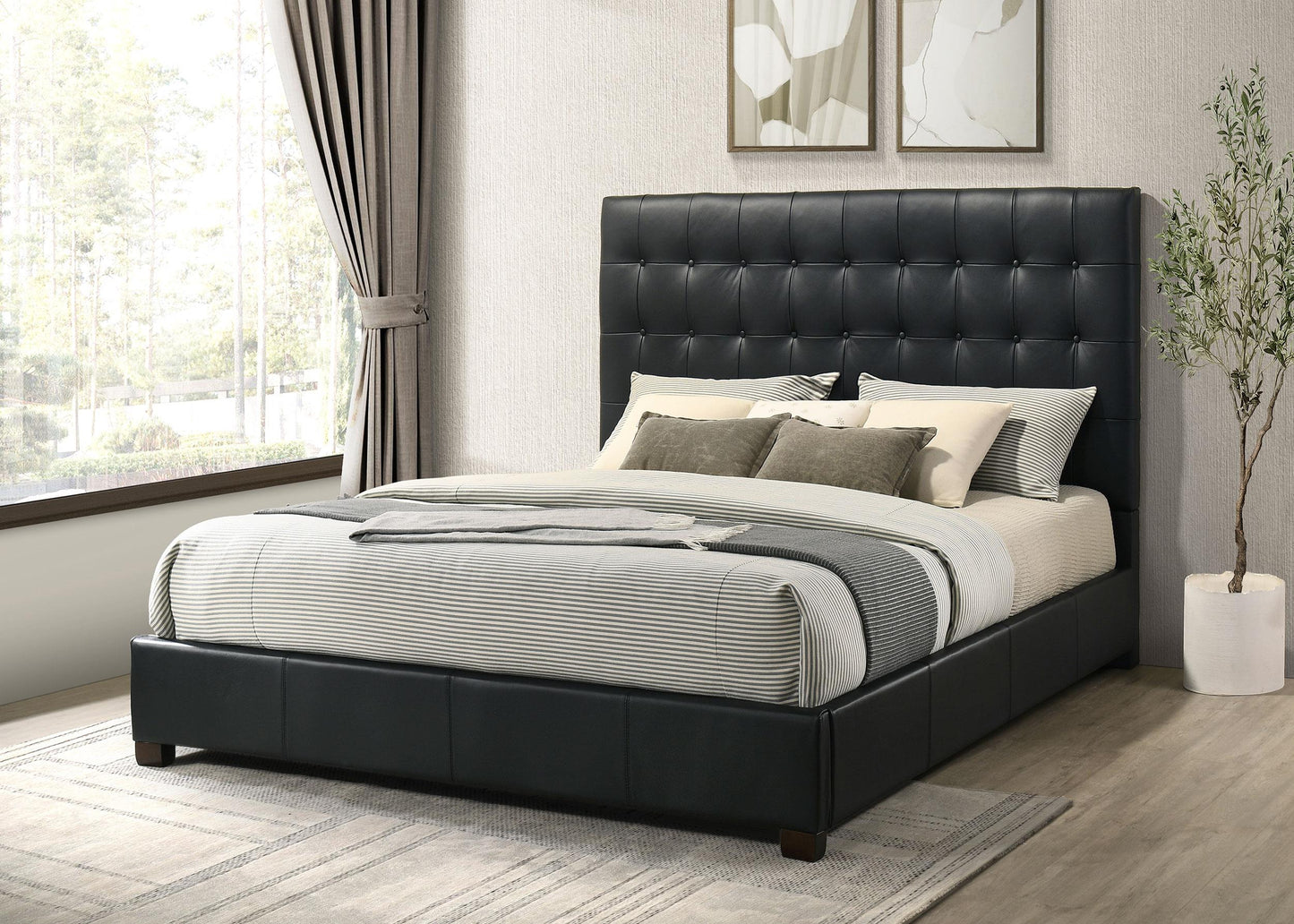 Medley E King Bed - Black