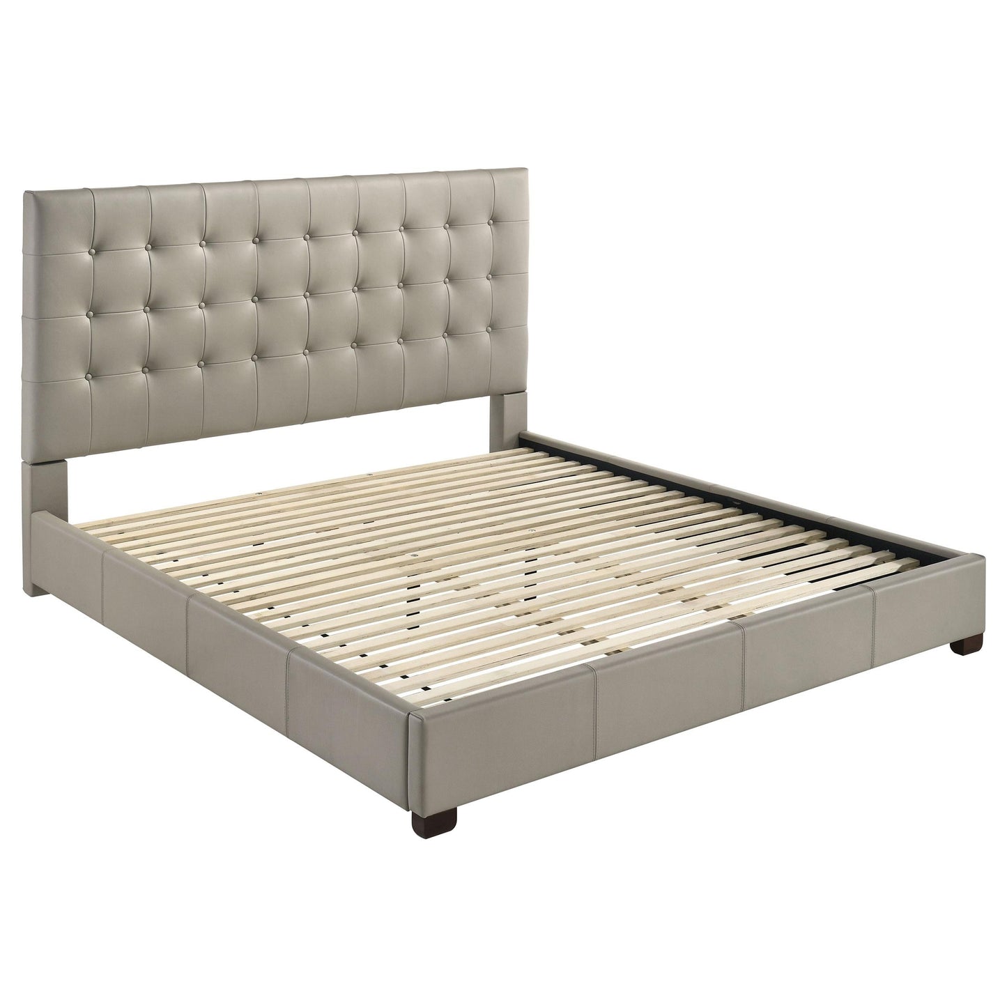 Medley E King Bed - Tan