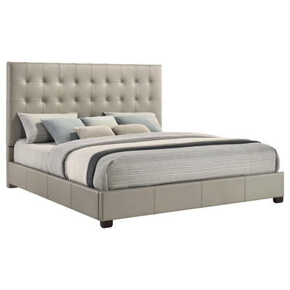Medley E King Bed - Tan