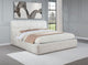Nollet E King Bed - Cream