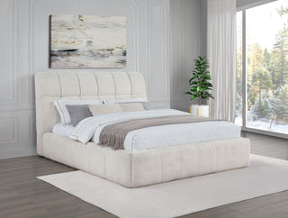 Nollet Queen Bed - Cream