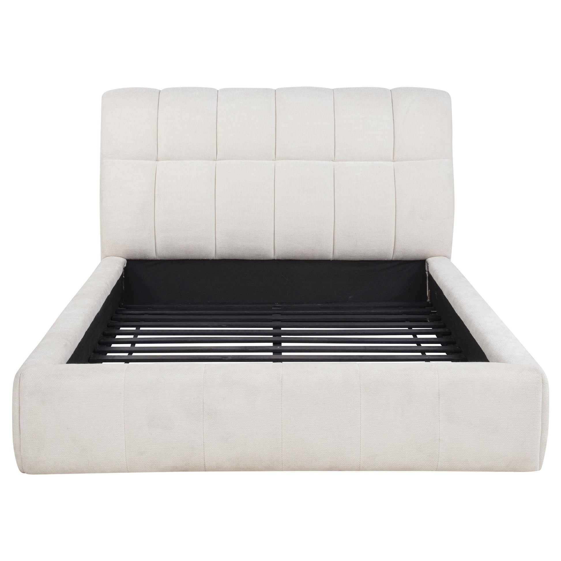 Nollet Queen Bed - Cream