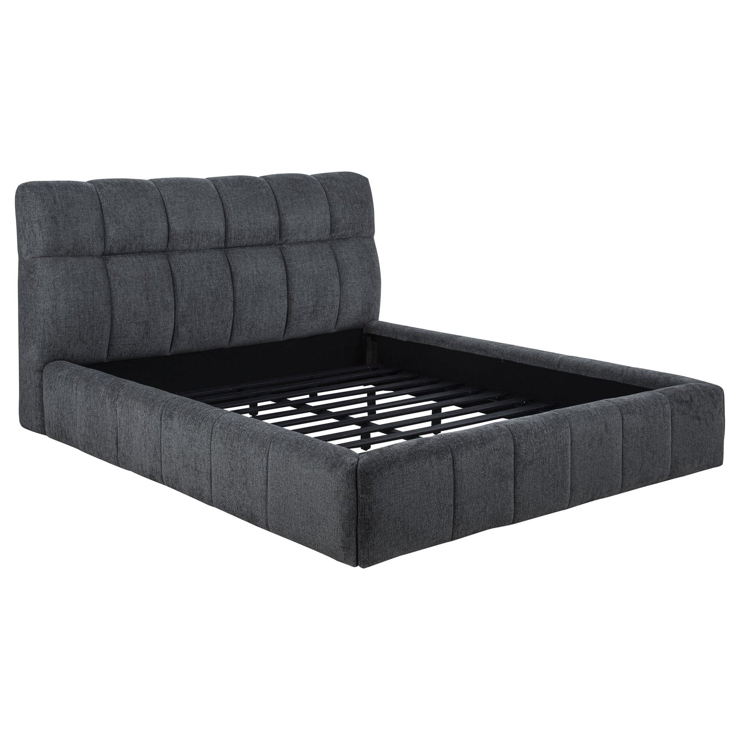 Nollet E King Bed - Grey