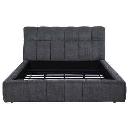 Nollet E King Bed - Grey