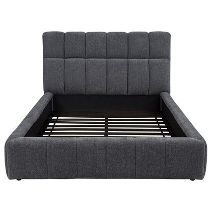 Nollet Queen Bed - Grey