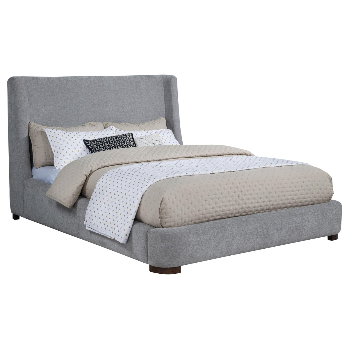 Rennes E King Bed in Grey - Coaster Furniture
