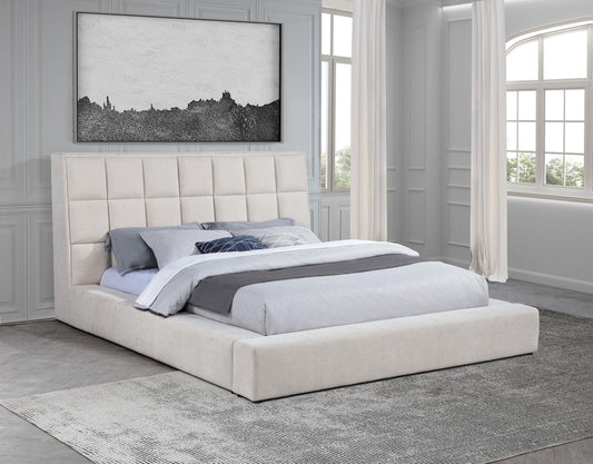 Dreux Queen Bed - Cream