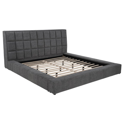 Dreux E King Bed - Grey