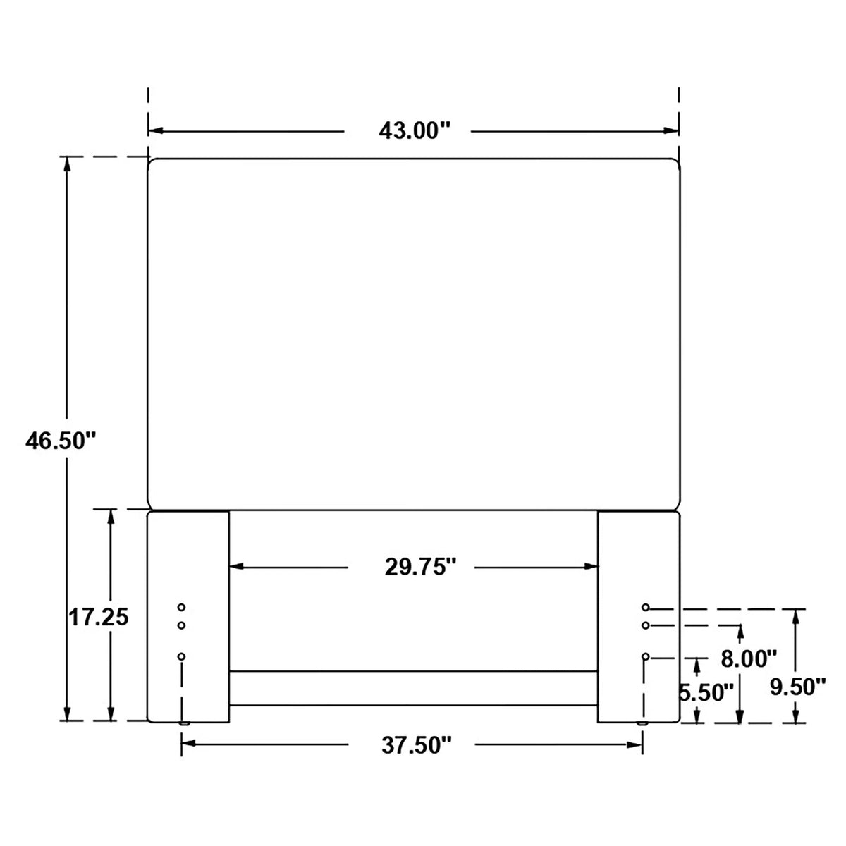 Izzy Twin Headboard in Sand - Coaster Furniture