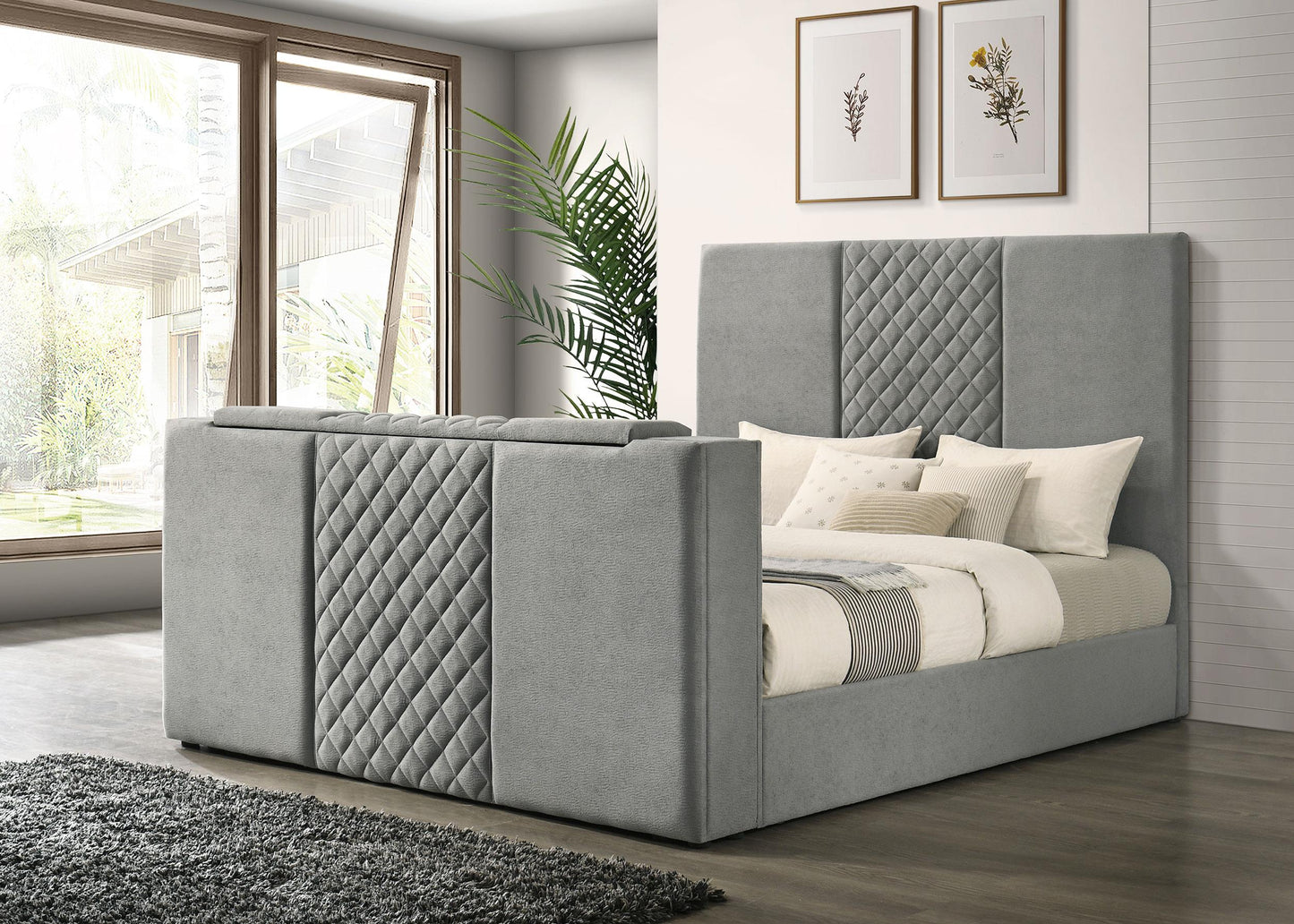 Tara Bed in Grey