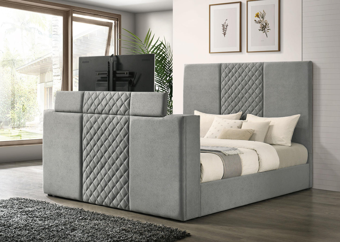 Tara Bed in Grey