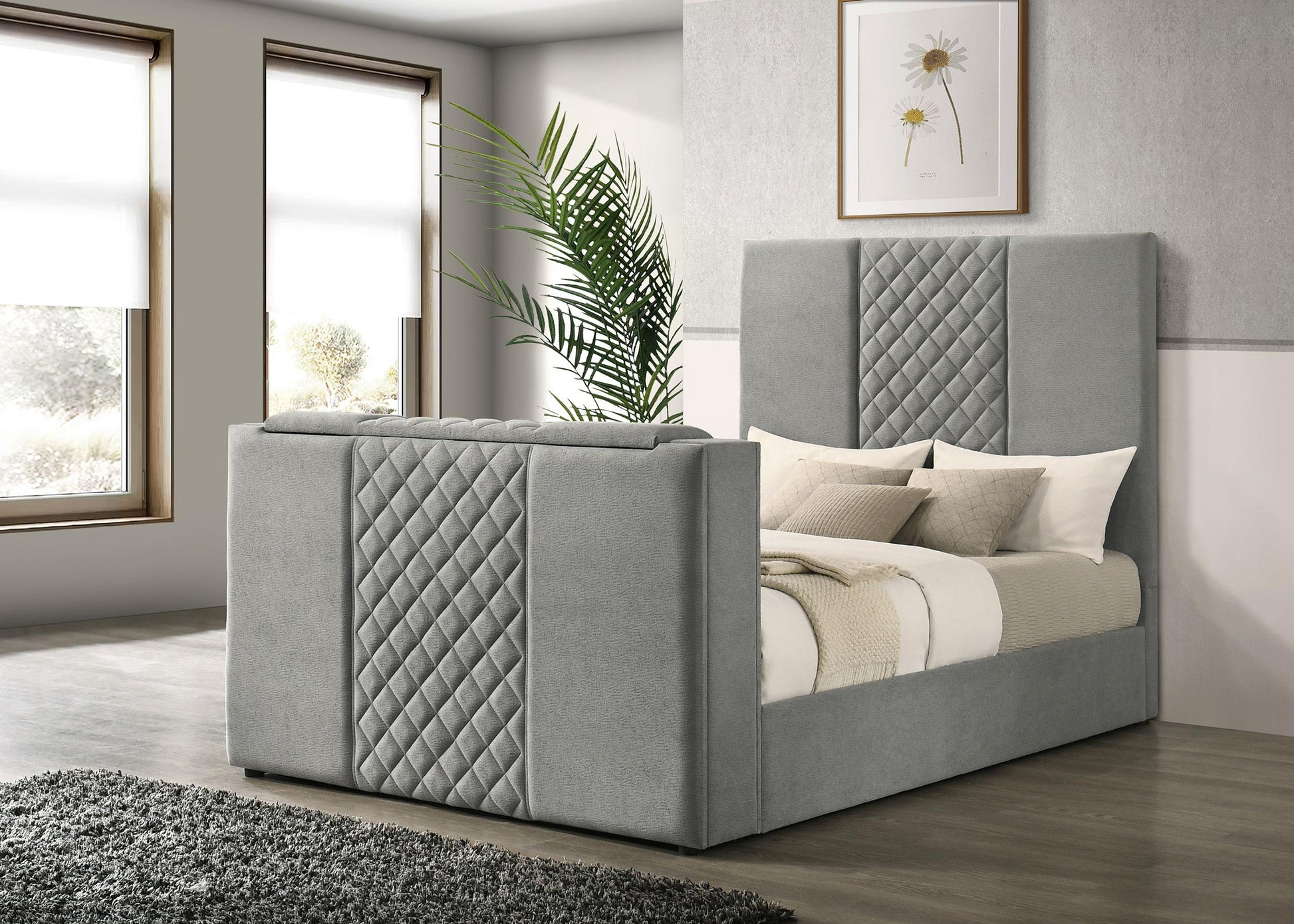 Tara Bed in Grey