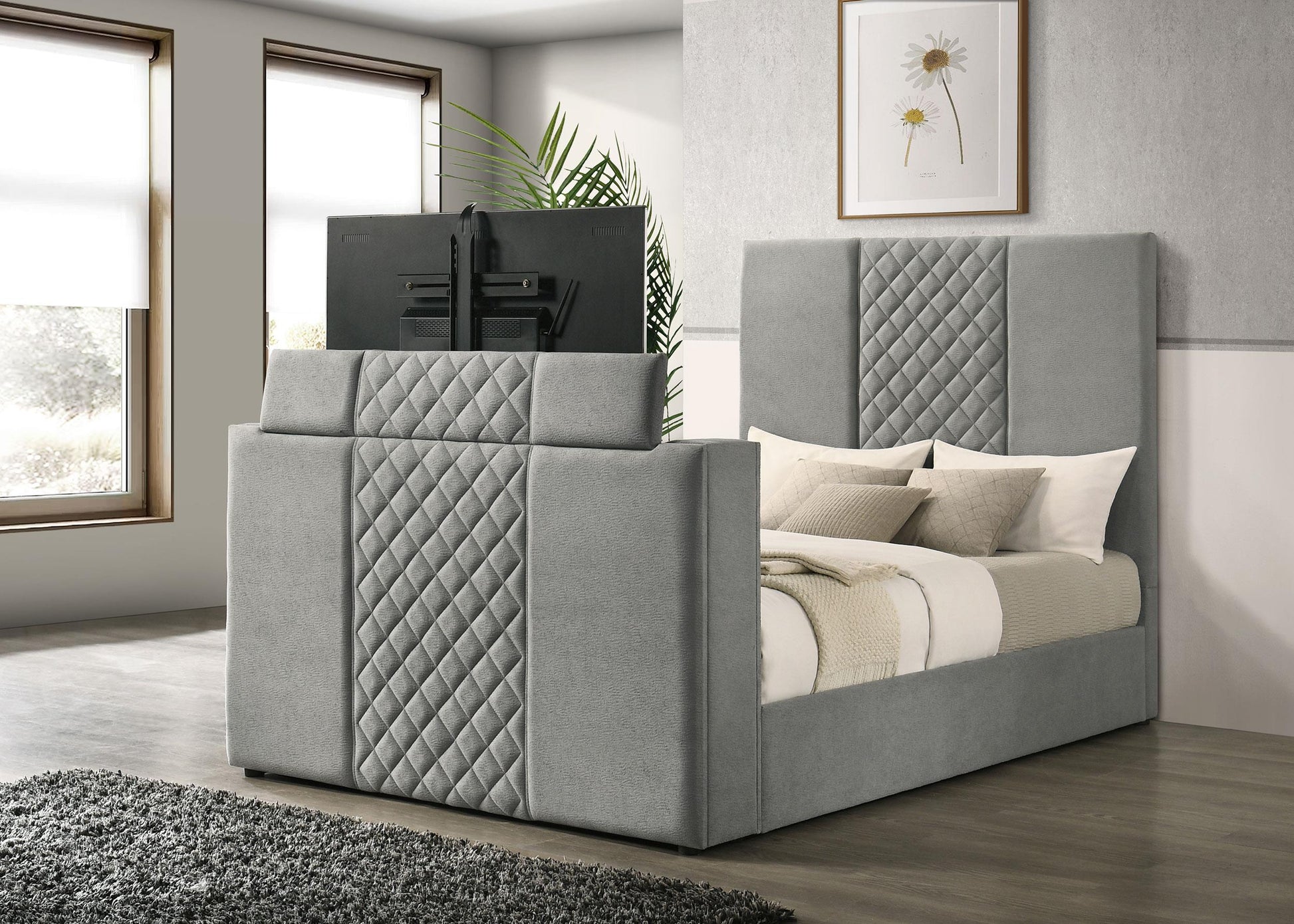 Tara Bed in Grey