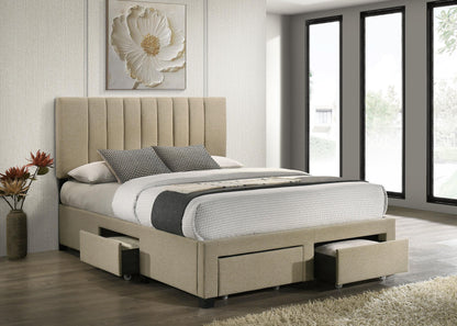 Wheatland Bed in Light Brown