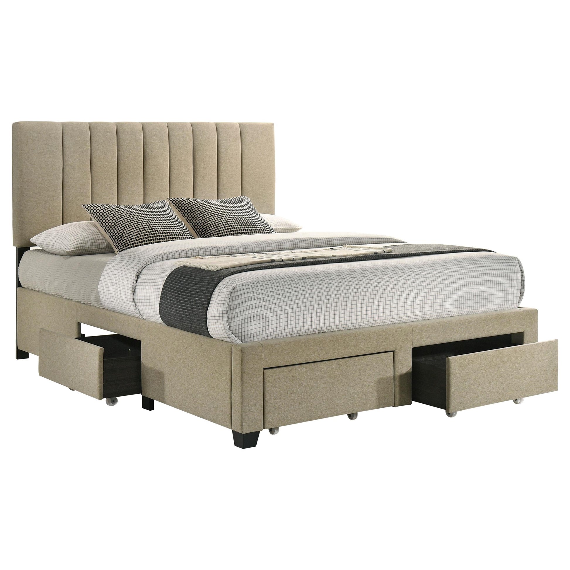 Wheatland Bed in Light Brown