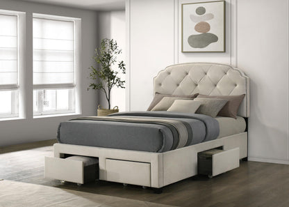 Marianna Bed in Cream