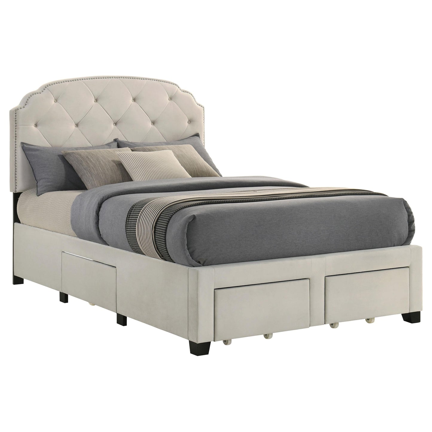 Marianna Bed in Cream