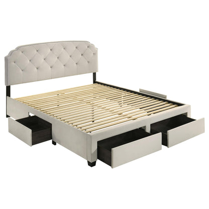 Marianna Bed in Cream