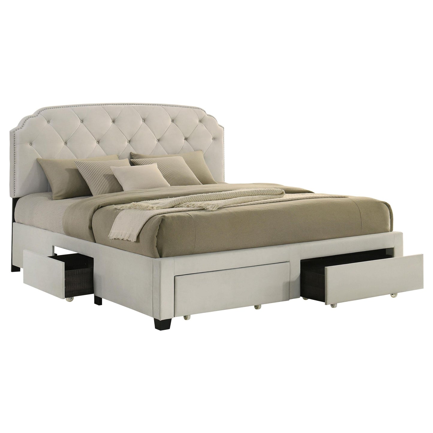 Marianna Bed in Cream