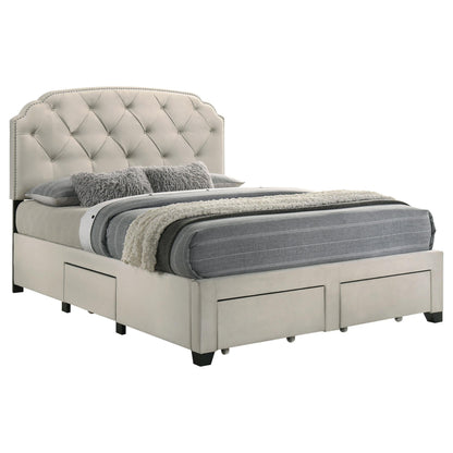 Marianna Bed in Cream