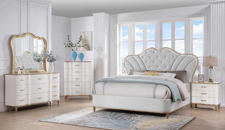 B791 Cream Bedroom Set