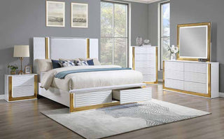 B811 White Bedroom Set