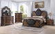 B900 Pecan/Burl Bedroom Set