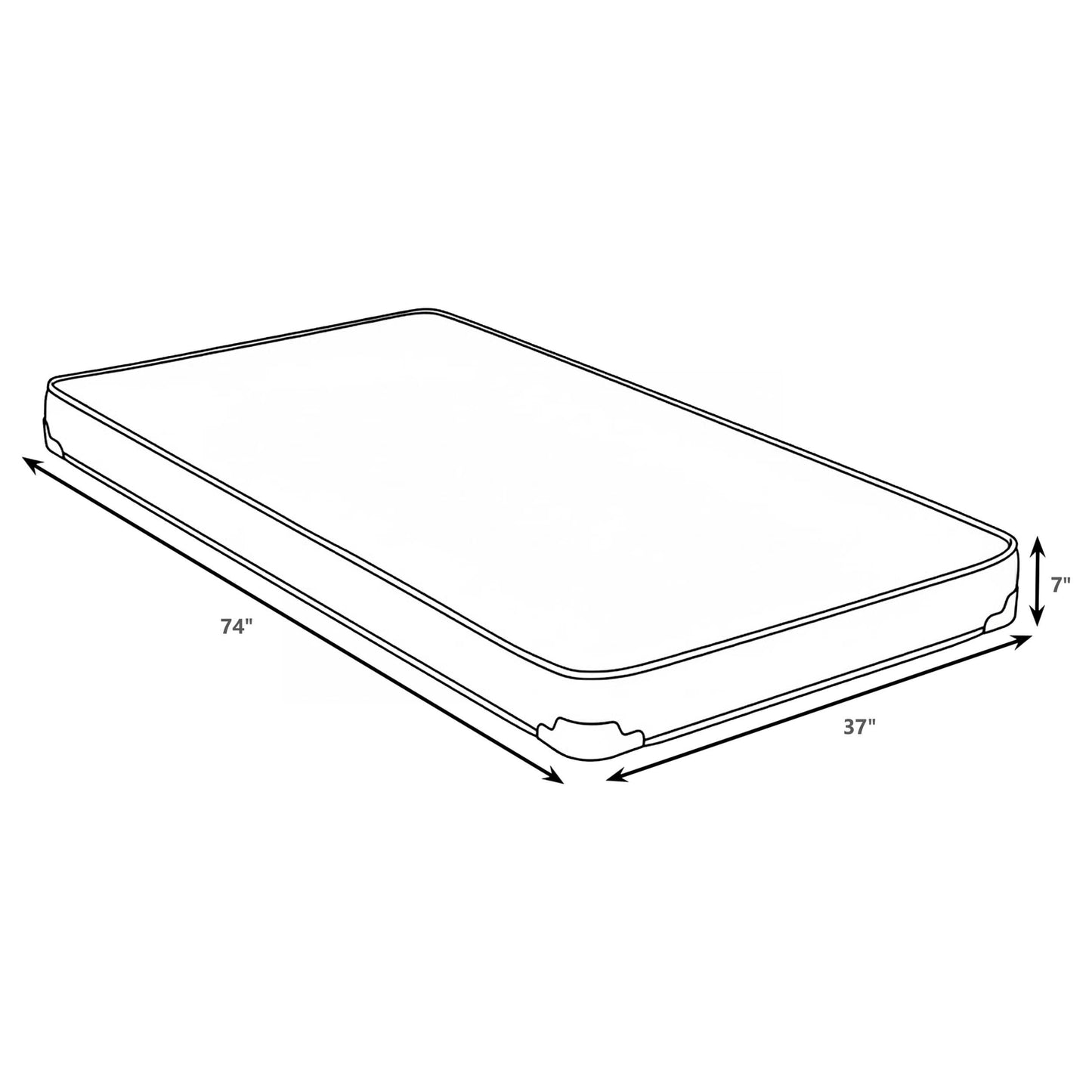 Drover Mattress in White