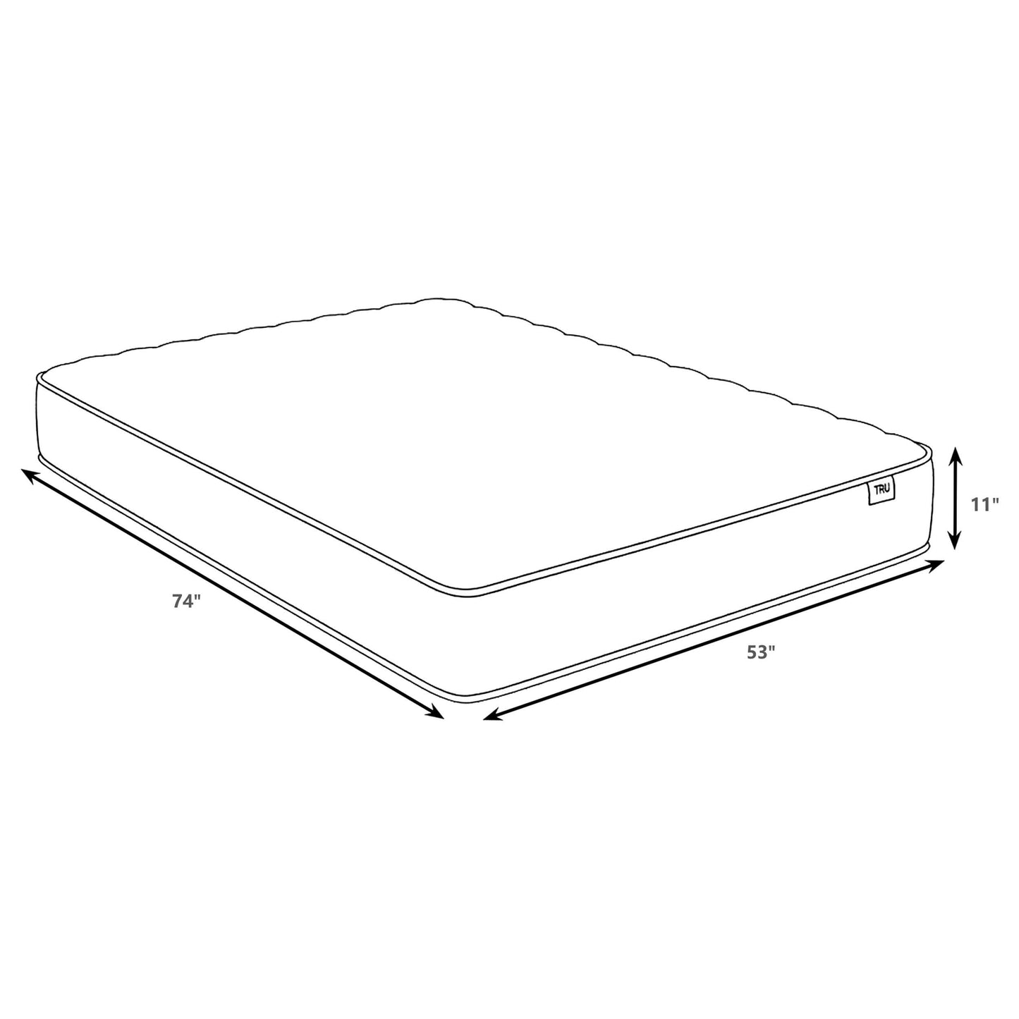 Hayes Mattress in White