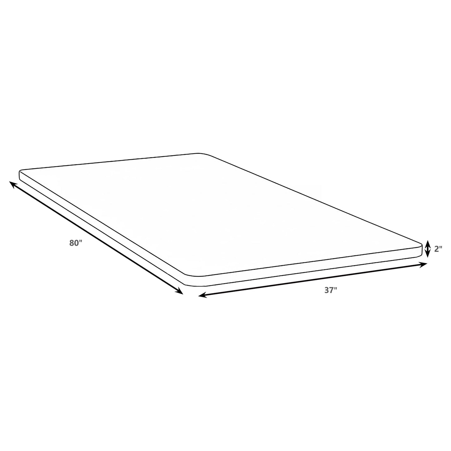 Eckard Bunkie Board in Grey