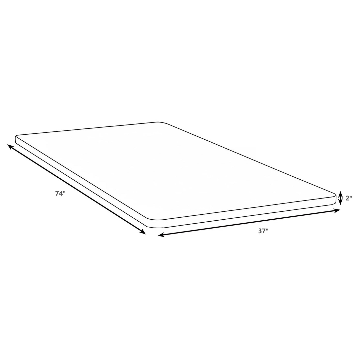 Eckard Bunkie Board in Grey